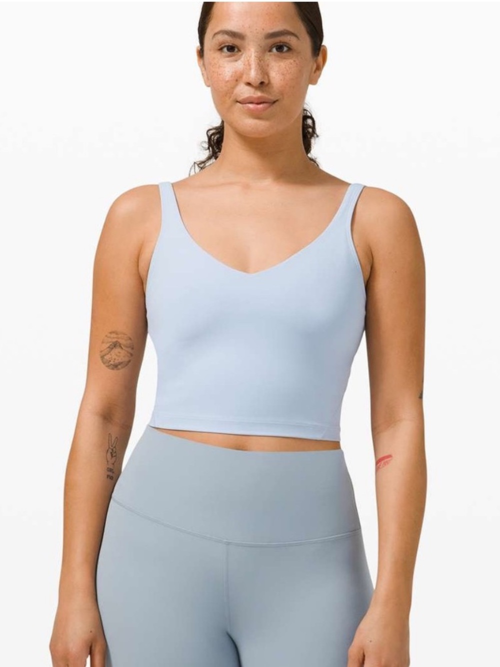 Lululemon align tank top, blue linen size 2